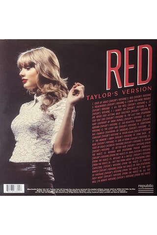 Taylor Swift - Red Taylor's Version 4 Plak