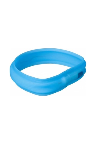 Trixie Işıklı Köpek Tasması L-Xl:70cm/30mm. Mavi