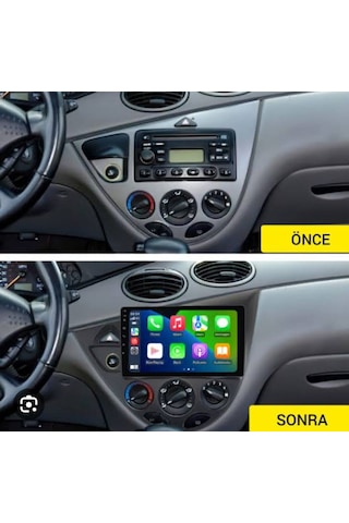For-x Focus 1 1999-2004 -9''android-gerçek 2-32gb-wıfı 5.0ghz/bt 5.4-kablosuz Carplay-1080p Hd Kameralı-teknik Destekli 9"