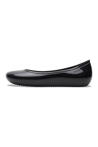 Crocs Brooklyn Hıgh Shıne Flat Kadın Babet 209661-001 Siyah