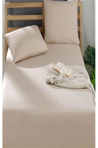 More Home Çift Kişilik Lastikli Çarşaf Seti + 2 Yastık Kılıfı 180