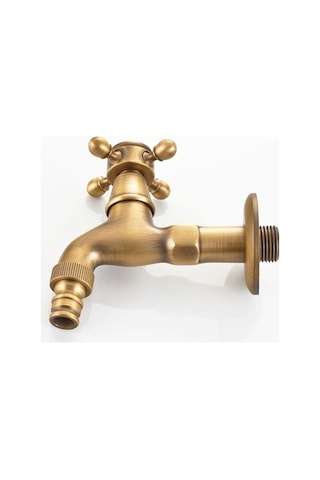 Novahub Suntek Antik Bahçe Çamaşır Makinesi: Su Dokunu Pirinç A Modeli Pirinç A