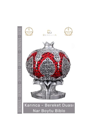 Biblo Sarı Polyester Dekoratif Hediyelik Ev Ofis Aksesuarı Küçük Boy Bereket Nar Boytu Biblo