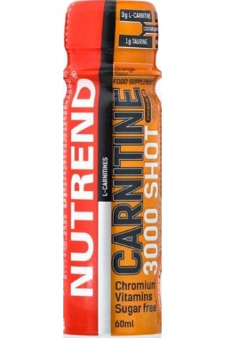 Nutrend Carnitine 3000 Shot 20 Ampul Karnitin + Hediye
