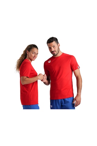 Arena Team Solid Unisex Kırmızı Günlük Stil T-shirt 004900400 Kırmızı