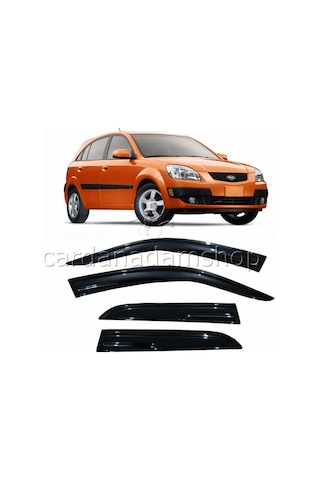 Kia Rio Cam Rüzgarlığı 2006-2011 Hb Kasa Uyumlu 4 Parça