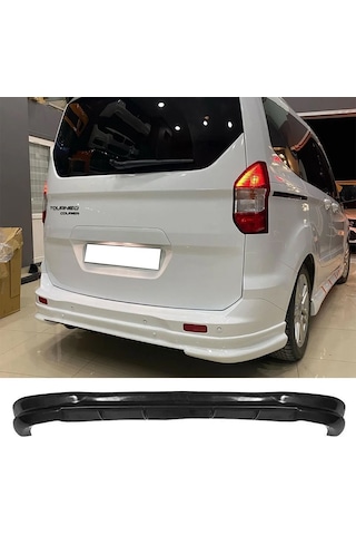 Ford Courier Arka Ek Difüzör Siyah Plastik 2014 2015 2016 2017 2018 Arka-difizör-bodykit-ek-karlık