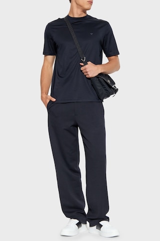 Emporio Armani Pamuk Karışımlı Regular Fit Bisiklet Yaka Logolu T Shirt Erkek T Shirt Em003137 Af10761 Ub118 Lacivert