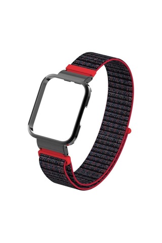 Xiaomi Redmi Watch Mi Watch Lite Uyumlu Krd-61 Hasır Zore Kordon-no11