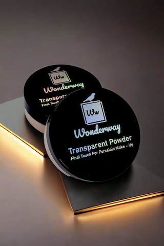 Wonderway Yoğun Kapatıcı Porselen Fondöten & Transparan Pudra Set 03 Esmer Ten Sünger ve Göz Kalemi