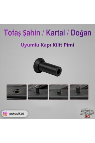 Tofaş Şahin / Kartal / Doğan Uyumlu Kapı Kilit Pimi 4 Adet