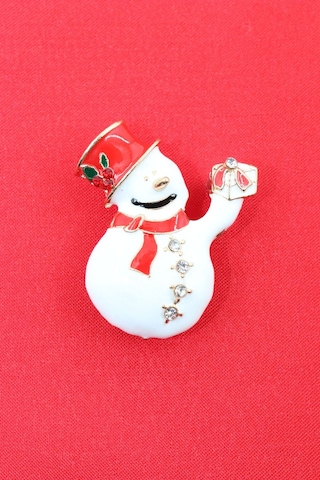 Kardan Adam Broş. Taşlı Tasarım Broş. Yaka İğnesi Kardan Adam Broş. Kadın Broş. Erkek Broş. Broş. Çok Renkli