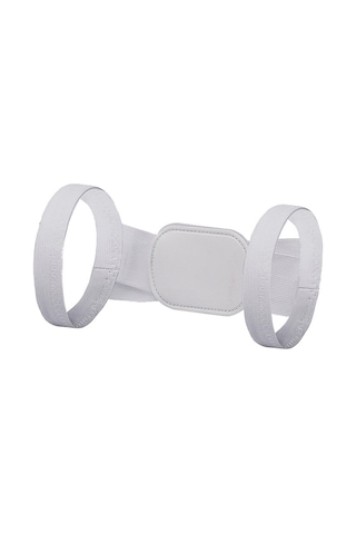 Ayarlanabilir Kadın Sırt Duruşu Düzeltici Omuz Desteği Brace Kemer Sağlık Geri Duruş Kemeri, Boyut: Xl Beyaz