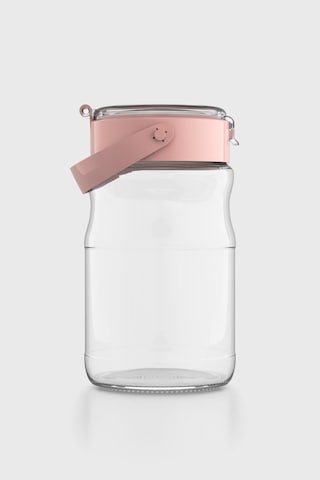 Renga Mono 1700 Ml Pembe Kapaklı Cam Kavanoz 131072 Pembe