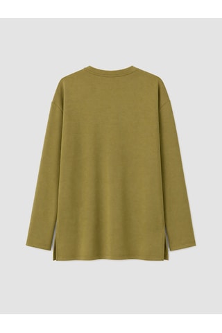 LC Waikiki Lc Waıkıkı Yeşil Soft Touch Kadın Sweatshirt Tunik