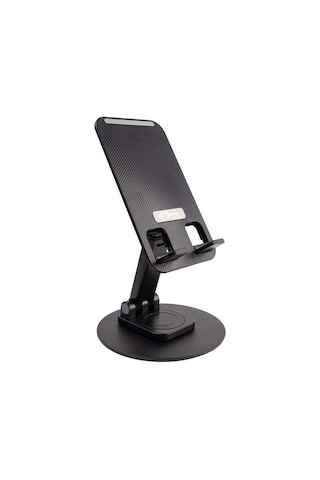 Kablosuz Klavye Mouse & Stand Seti + Telefon Standı Siyah