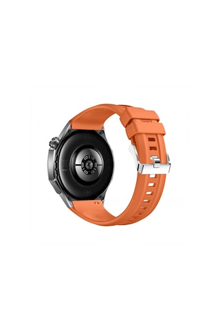 Huawei Watch Gt6 Pro 46mm İle Tam Uyumlu Kordon Metal Tokalı Yumuşak Silikon Kordon Kayış