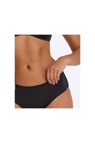 Argento Kadın Siyah Konfor V Yaka Çıkarılabilir Kaplı Balensiz Slip Bikini Takımı Siyah