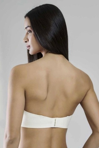 103 Yeni İnci Lazer Bonding Sütyen Bazlensiz Kadın Ten