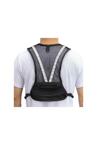 Mesh Backpack Unisex Koşu Çantası Siyah Çok Renkli