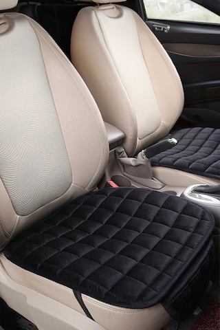 Premium Cepli Terletmez Ortopedik Oto Koltuk Minderi - 1 Adet - Siyah