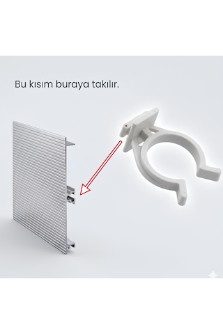 10 Adet Alüminyum Baza Klipsi Mutfak Dolap Tezgah Alt Kısım Kapatma Klips Mobilya Ayak Tutucu Toka Beyaz