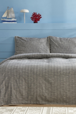 Nautica Home Marlen Çift Kişlik Yatak Örtüsü Seti Antrasit