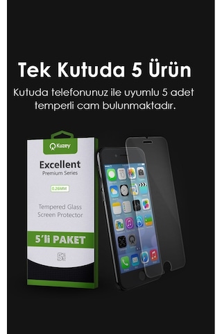 Samsung Galaxy Uyumlu M34 İle Temperli Ekran Koruyucu Kırılmaz Cam Ekonomik 5'li Paket