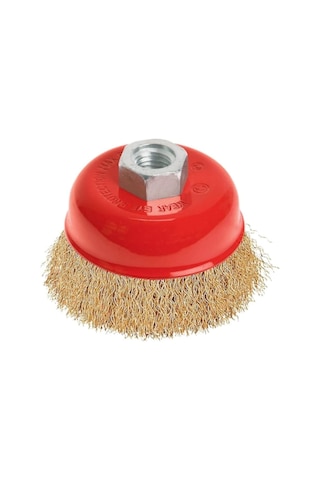 Saçaklı Çanak Tel Fırça 65 -75 -80-100 -125 Mm 1 Adet Tel Fırça