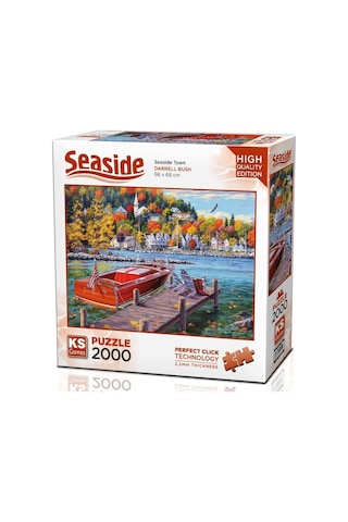 Ks Games 2000 Parça Balıklı Göl Puzzle