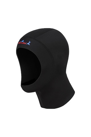 Dıve & Saıl Dh-002 1mm Erkek Ve Kadın Yüzme Boneleri Güneş Koruyucu Dalış Şapkası Sörf Dalış Başlığı, : M Siyah