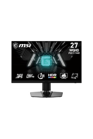 MSI 27" Mag 272qpf E20 2560x1440 Wqhd 16:9 Flat Rapıd Ips 200hz 0.5ms Gtg Min. Freesync Premıum Pivot Gamıng Monitor