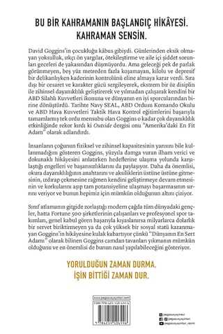 Benim Canım Acımaz Zihnine Hâkim Ol Ve İmkânsıza Meydan Oku David Goggins