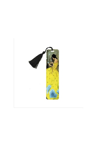 Baharın Vaadi Majorie Miller Baskılı, Püsküllü Kitap Ayracı Hediyelik Bookmark,ayraç-108