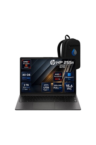HP 255R G10 D30M3ETRRNP19 R5-7535U 40 GB 2 TB SSD 15.6'' W11P Dizüstü Bilgisayar