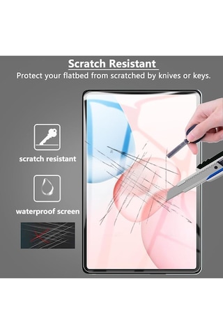 Honor Pad 10 12.1 Inç İle Uyumlu Tam Koruma Nano Esnek Tablet Kırılmaz Ekran Koruyucu