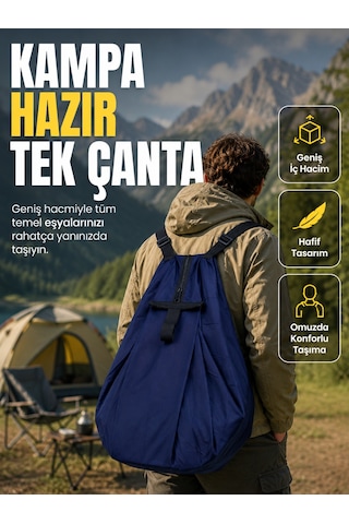 Lexroo Okul İş Seyahat Kamp Ve Günlük Kullanım İçin Çok Amaçlı Taşıma Çantası Çok Renkli