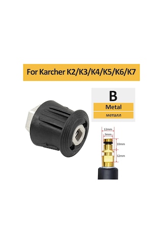 Karcher Uyumlu İçin Metal Basınçlı Yıkama Hortumu Konnektörü Dönüştürücü Güç Yıkama Çıkış Adaptörü M22 Karcher Uyumlu Bosch Nilfisk Yüksek Basınçlı Yıkama Hortumu