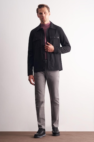 İmza Siyah Polo Yaka Düz Yırtmaçsız Esnek Casual Mont 1007255150 Siyah