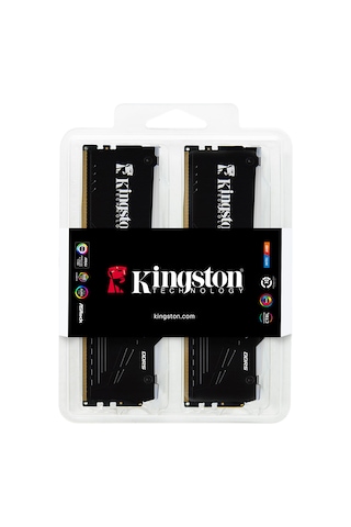 Kingston KF560C36BBE2AK2-32TR 32 GB (2x16) Beast RGB EXPO 6000 MHz CL36 DDR5 Ram