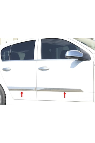 Opel Astra H Krom Yan Kapı Çıtası 4 Prç. 2004-2010 P. Çelik hb