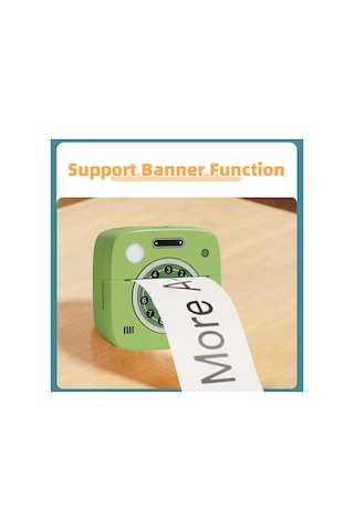 Gajeena M1 Termal Yazıcı 200dpı - Bluetooth Bağlantı, 1200mah Batarya, 58mm Kağıt - Aı Portre, Fatura, Not Defteri İçin Siyah-beyaz Baskı 1 Adet Kağıtlı Paket Gümüş