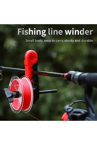 Elmpaly Portable Line Winder Makinesi 1pc White Purple Balık Olta Makarası Sarıcı Taşınabilir Spinning Baitcasting Spooling Carp Ekipmanı