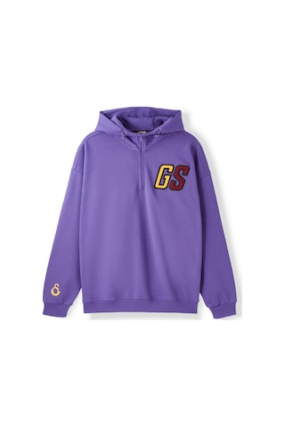 Gsstore Galatasaray Erkek Yarım Zip Hoodie E252107 Mor