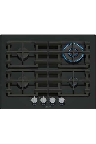 Siemens EP6A6HI40O Gazlı Sert Cam Ankastre Ocak Siyah