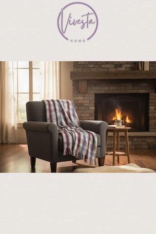 Scotch Battaniye 180 220 Cm Lüks, Yumuşacık Ve Sıcak Tutucu Konfor Battaniyesi Bordo