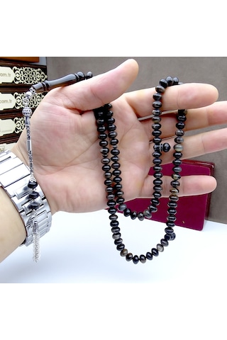 Basık Model Bufalo Boynuzu Namaz Tesbihi N11.3392