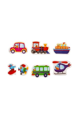 +1 Yaş Taşıtlar Baby Puzzle (Eolo)