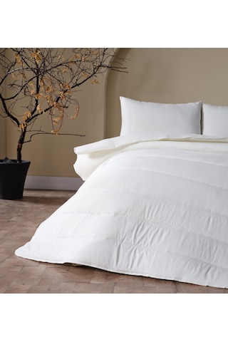 Cloudy Çift Kişilik Yorgan Seti - Ekru