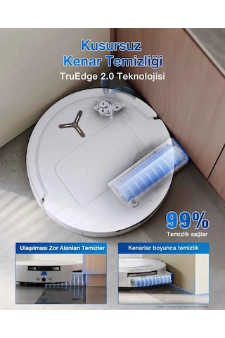 Ecovacs T80 18.000 Pa Omni Robot Süpürge Beyaz